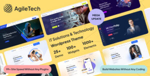 Giải pháp & Công nghệ CNTT Chủ đề WordPress Multi-Purpose Elementor - Agiletech