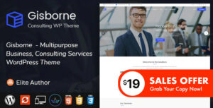 Gisborne - Chủ đề WordPress về Kinh doanh, Tài chính và Tư vấn