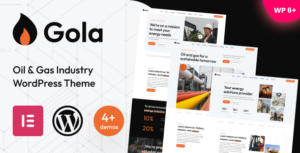 Gola - Chủ đề WordPress ngành dầu khí