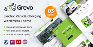 Grevo - Chủ đề WordPress sạc xe điện