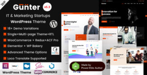 Gunter - Công ty CNTT & Danh mục tiếp thị SEO Chủ đề WordPress