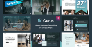 Gurus - Chủ đề WordPress tư vấn kinh doanh