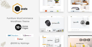 Hanata - Chủ đề WordPress nội thất WooC Commerce trên thị trường