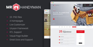Handyman - Chủ đề WordPress Sửa chữa & Cải tạo Nhà cửa