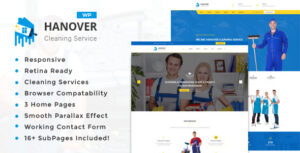 Hanover: Chủ đề WordPress của Công ty Kinh doanh Vệ sinh