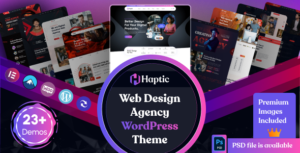 Haptic - Chủ đề WordPress của Cơ quan thiết kế web