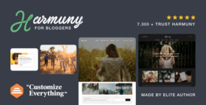 Harmony - Chủ đề WordPress dành cho blog sáng tạo