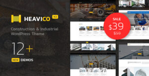 Heavico - Theme WordPress xây dựng & công nghiệp