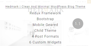 Hedmark | Chủ đề blog WordPress đáp ứng tối thiểu và sạch sẽ
