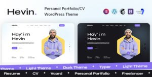 Hevin - Chủ đề WordPress về portfolio/CV cá nhân