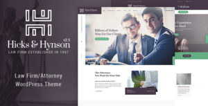 Hicks & Hynson - Chủ đề WordPress của Công ty Luật/Luật sư