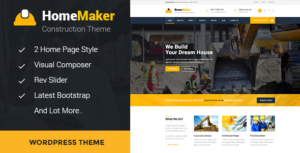 HomeMaker - Chủ đề WordPress Xây dựng & Xây dựng