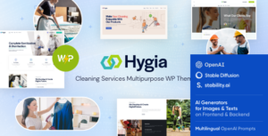 Hygia - Dịch vụ dọn dẹp Theme WordPress