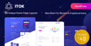 ITok - Chủ đề WordPress về ICO và tiền điện tử