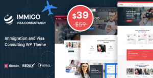 Immigo - Chủ đề WordPress Tư vấn Visa và Nhập cư