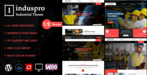 Induspro - Chủ đề WordPress công nghiệp và nhà máy
