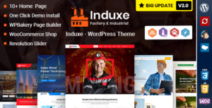 Induxe - Chủ đề WordPress Công nghiệp & Sản xuất