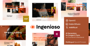 Ingenioso - Chủ đề WordPress sáng tạo