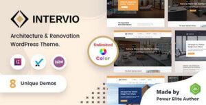Intervio - Chủ đề WordPress Kiến trúc và Nội thất + RTL