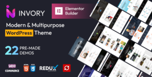 Invory - Chủ đề WordPress Elementor với Trình tạo nội dung AI