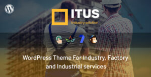 Itus - Chủ đề WordPress sản xuất công nghiệp