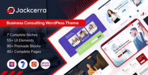 Jackcerra - Chủ đề WordPress tư vấn kinh doanh