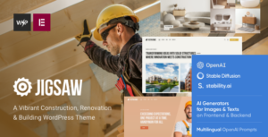 Jigsaw - Chủ đề WordPress Xây dựng & Xây dựng