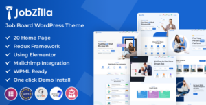 JobZilla - Chủ đề WordPress của bảng việc làm