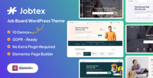 Jobtex – Chủ đề WordPress của bảng việc làm