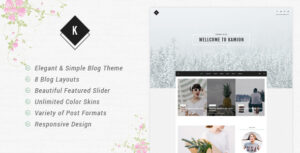 Kamion - Chủ đề blog WordPress đáp ứng