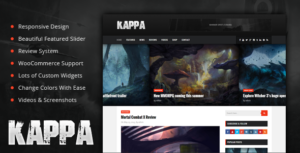 Kappa - Một chủ đề WordPress chơi game