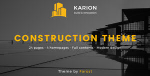 Karion - Chủ đề WordPress Xây dựng & Xây dựng