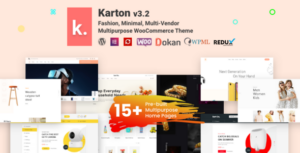 Karton | Chủ đề WooC Commerce đa năng