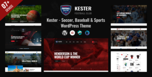 Kester - Chủ đề WordPress Câu lạc bộ bóng đá & tin tức thể thao