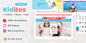 Kiditos - Chủ đề WooC Commerce đa cửa hàng dành cho trẻ em và trẻ em