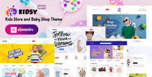 Kidsy – Kids Store và Baby Shop WooC Commerce WordPress Theme