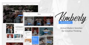 Kimberly - Chủ đề blog và cửa hàng WordPress