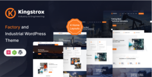Kingstrox - Chủ đề WordPress dành cho nhà máy và doanh nghiệp công nghiệp