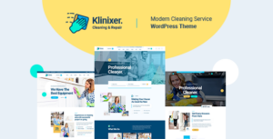 Klinixer - Dịch vụ dọn dẹp WordPress Theme + RTL