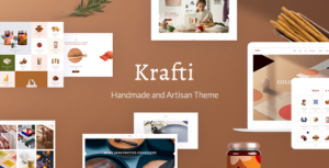 Krafti - Chủ đề WordPress về nghệ thuật & thủ công