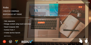 Krobs - Chủ đề WP đáp ứng cá nhân trên trang cá nhân