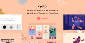 Kyoto - Chủ đề danh mục đầu tư WordPress sáng tạo dành cho người sáng tạo