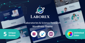 Labex – Chủ đề WordPress dành cho phòng thí nghiệm và nghiên cứu