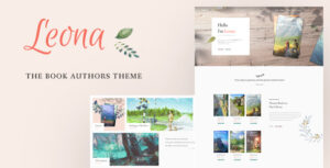 Leona - Chủ đề WordPress dành cho người viết sách và tác giả