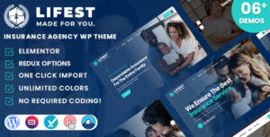 Lifest - Chủ đề WordPress của Đại lý bảo hiểm