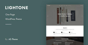 LightOne - Chủ đề WordPress Parallax của Onepage