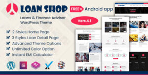 LoanShop – Chủ đề WordPress tư vấn tài chính và cho vay