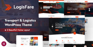 LogisFare - Chủ đề WordPress về Vận tải & Hậu cần