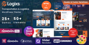 Logixs - Giao thông vận tải WordPress Theme