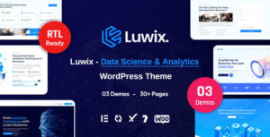 Luwix - Chủ đề WordPress về Khoa học & Phân tích Dữ liệu + Sẵn sàng cho RTL